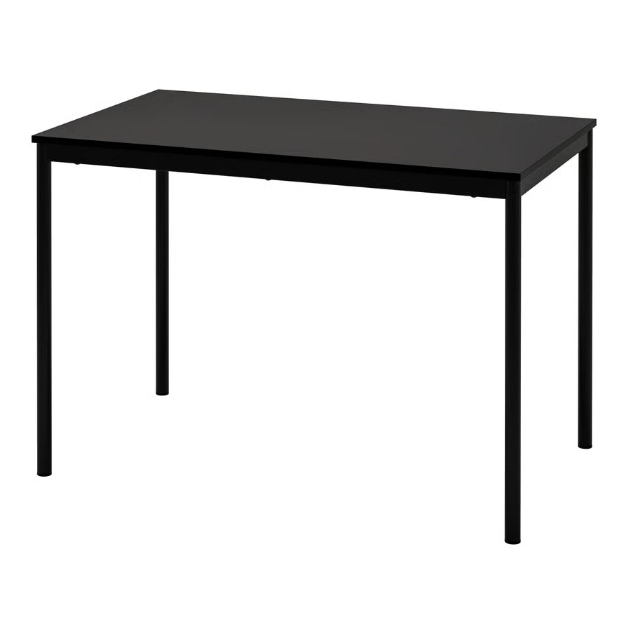 Zwarte tafel, 110 × 67 cm